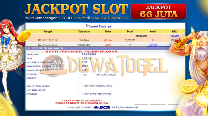 bukti jp dewatogel #76 bukti jp dewatogel #76