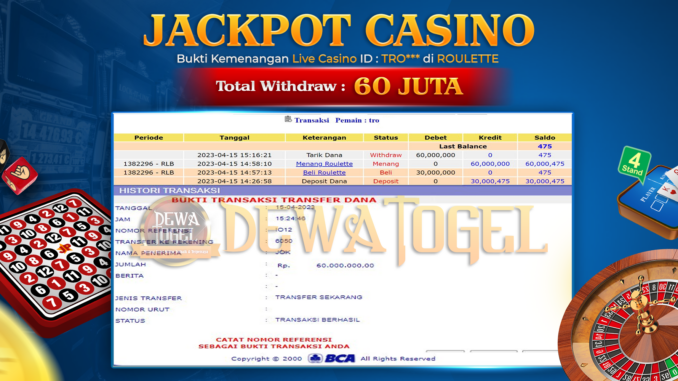 bukti jp dewatogel #179 bukti jp dewatogel #179
