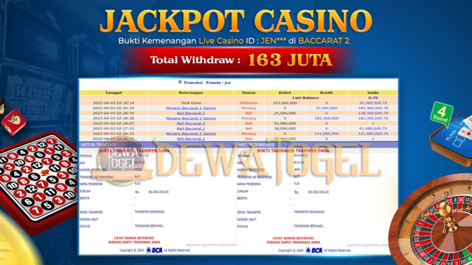 bukti jp dewatogel #130 bukti jp dewatogel #130