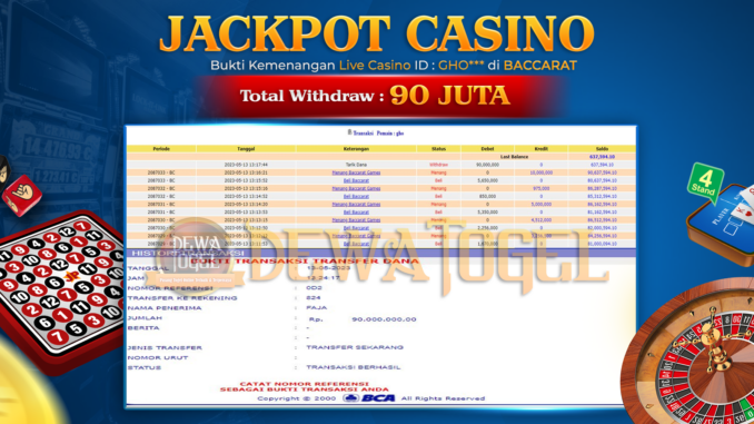 bukti jp dewatogel #311 bukti jp dewatogel #311