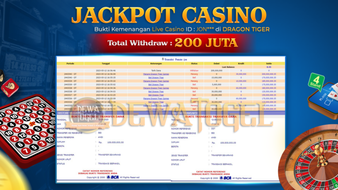 bukti jp dewatogel #306 bukti jp dewatogel #306