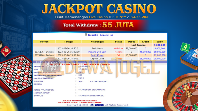 DWT JP LIVE CASINO 2 MALAM