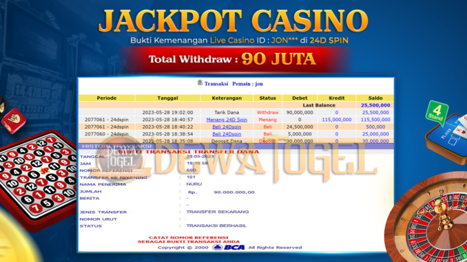DWT JP LIVE CASINO 2 MALAM