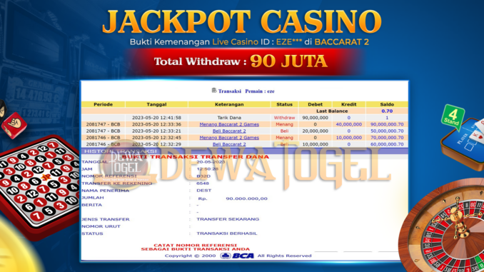 bukti jp dewatogel #335 bukti jp dewatogel #335