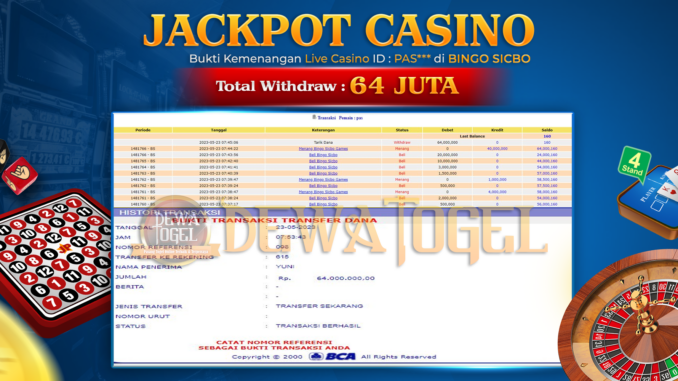 bukti jp dewatogel #338 bukti jp dewatogel #338