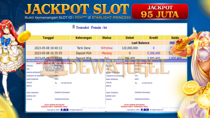 bukti jp dewatogel #282 bukti jp dewatogel #282