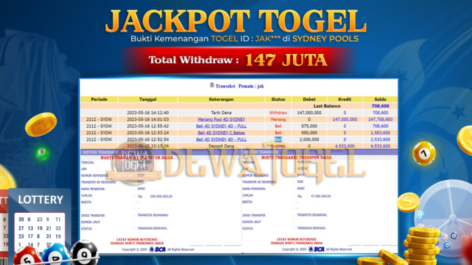 bukti jp dewatogel #323 bukti jp dewatogel #323