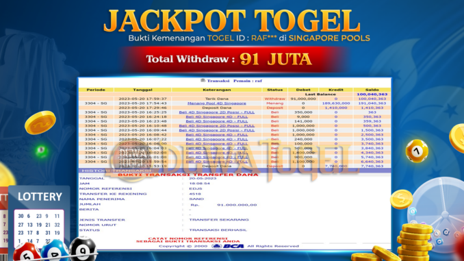 bukti jp dewatogel #334 bukti jp dewatogel #334