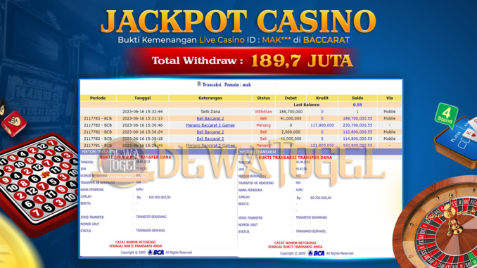 bukti jp dewatogel #421 bukti jp dewatogel #421