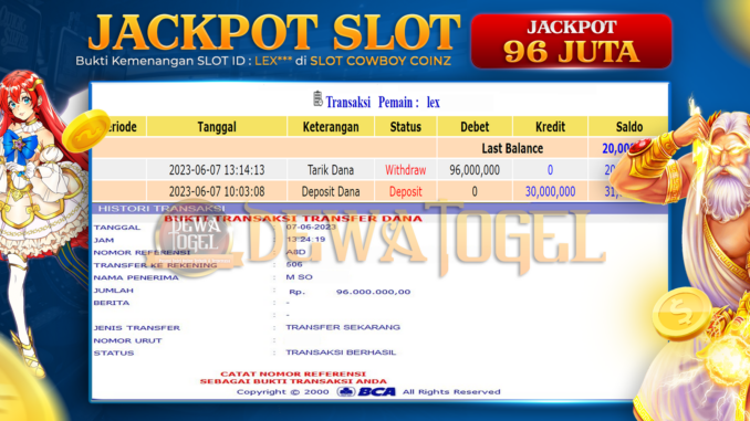 bukti jp dewatogel #397 bukti jp dewatogel #397