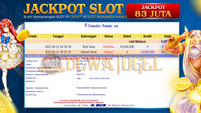 bukti jp dewatogel #419 bukti jp dewatogel #419