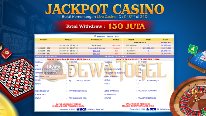 bukti jp dewatogel #736 bukti jp dewatogel #736