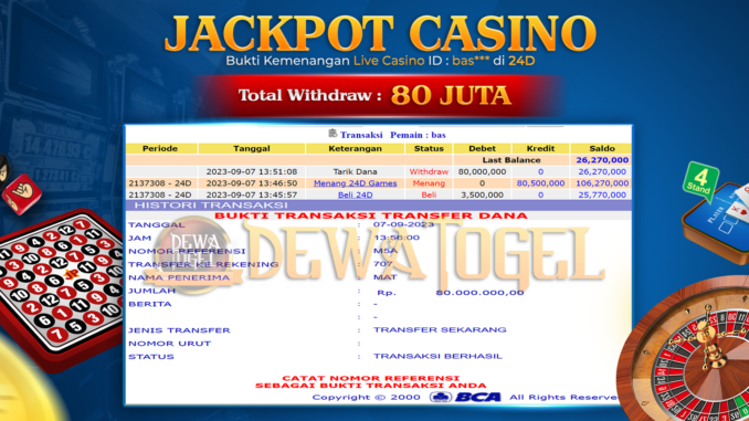 bukti jp dewatogel #755 bukti jp dewatogel #755