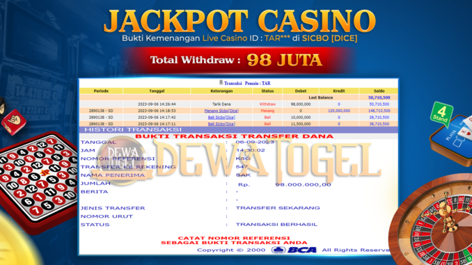 bukti jp dewatogel #747 bukti jp dewatogel #747