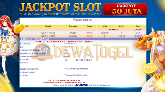 bukti jp dewatogel #850 bukti jp dewatogel #850