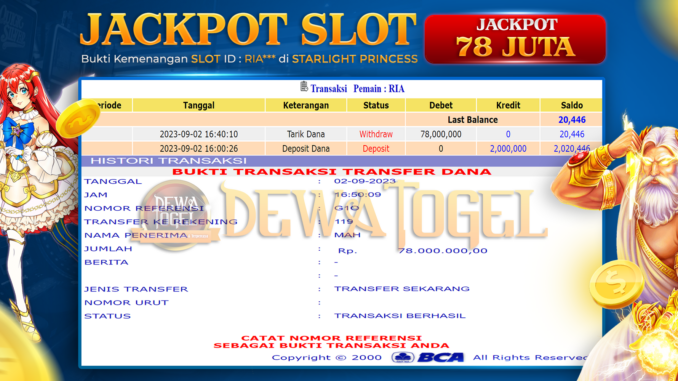 bukti jp dewatogel #731 bukti jp dewatogel #731