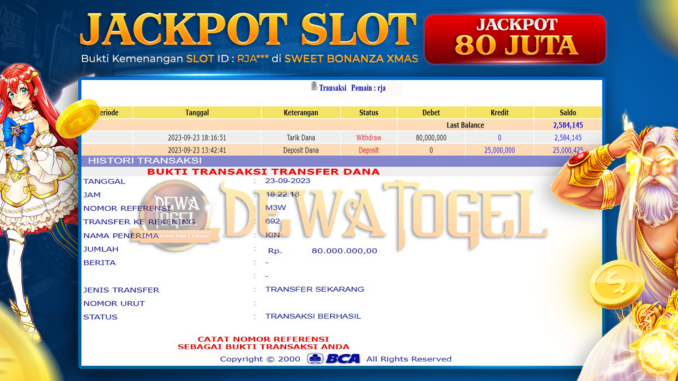 bukti jp dewatogel #834 bukti jp dewatogel #834