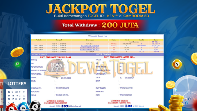 bukti jp dewatogel #776 bukti jp dewatogel #776