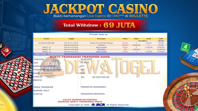 bukti jp dewatogel #816 bukti jp dewatogel #816