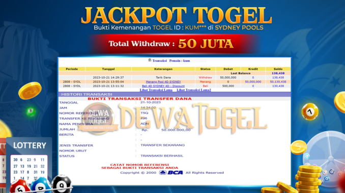 DWT JP TOGEL PAGI 1