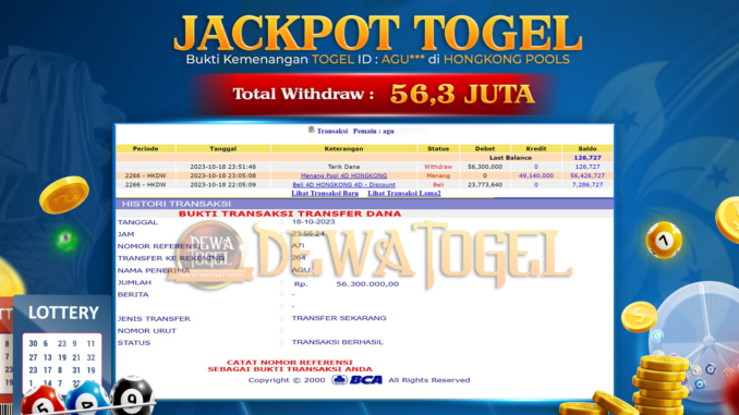 DWT JP TOGEL SIANG 1