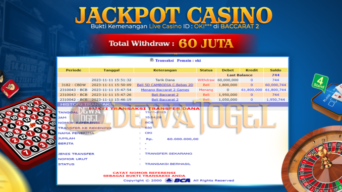 BUKTI JP DEWATOGEL #926 BUKTI JP DEWATOGEL #926