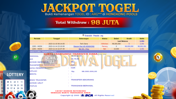 BUKTI JP DEWATOGEL #943 BUKTI JP DEWATOGEL #943