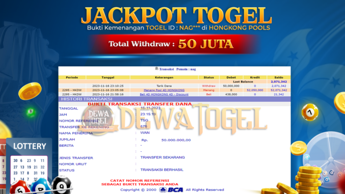 BUKTI JP DEWATOGEL #953 BUKTI JP DEWATOGEL #953