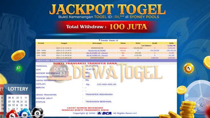 BUKTI JP DEWATOGEL #972 BUKTI JP DEWATOGEL #972