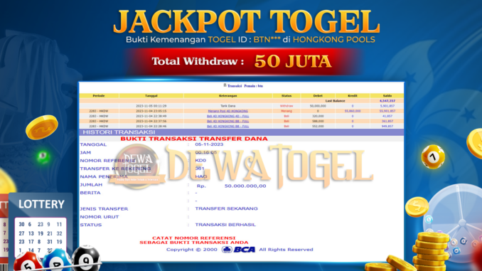 BUKTI JP DEWATOGEL #894 BUKTI JP DEWATOGEL #894