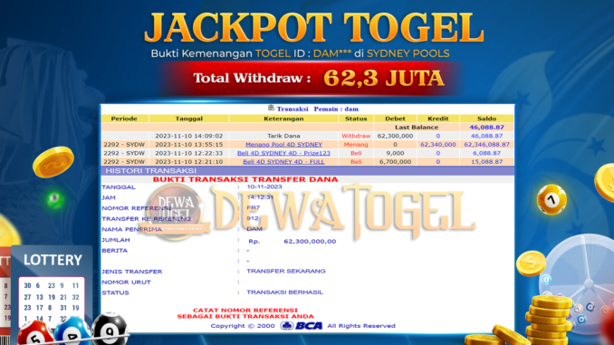 BUKTI JP DEWATOGEL #920 BUKTI JP DEWATOGEL #920