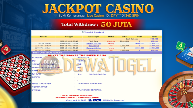 BUKTI JP DEWATOGEL #1135 BUKTI JP DEWATOGEL #1135