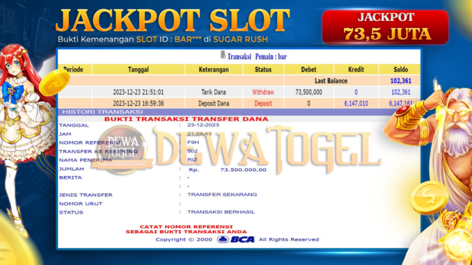 DWT JP SLOT MALAM 1