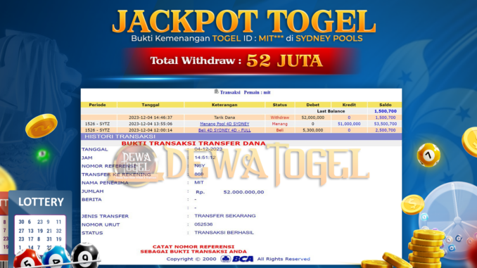 BUKTI JP DEWATOGEL #1025 BUKTI JP DEWATOGEL #1025
