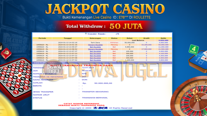 DWT JP LIVE CASINO PAGI 2