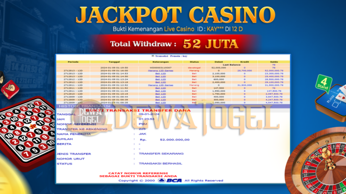 DWT JP LIVE CASINO PAGI 2