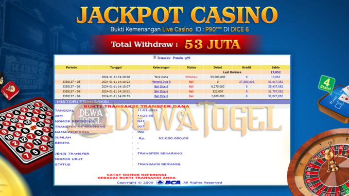 DWT JP LIVE CASINO PAGI 2