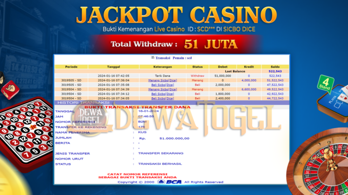 DWT JP LIVE CASINO SIANG 1