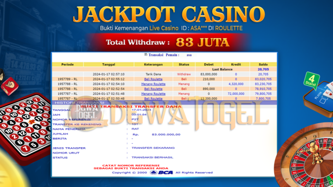DWT JP LIVE CASINO SIANG 1