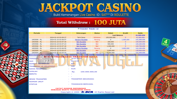 DWT JP LIVE CASINO SIANG 1
