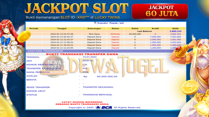 DWT JP SLOT MALAM 1
