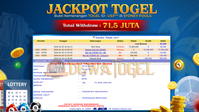 DWT JP TOGEL PAGI 1