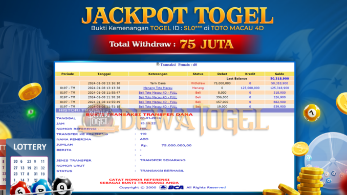 DWT JP TOGEL PAGI 1