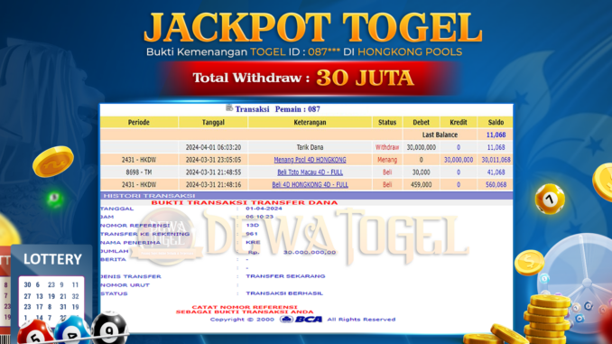 JP DWT - TOGEL1 -