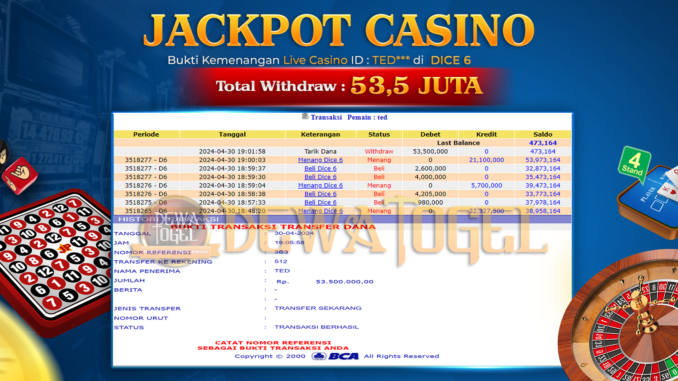JP DWT - CASINO. 1