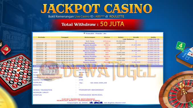 JP DWT - CASINO 1 PAGI