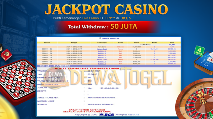 JP DWT - CASINO 2 PAGI