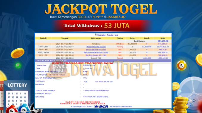 JP DWT - TOGEL 2 SIANG
