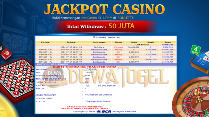 JP DWT - CASINO 2 SIANG