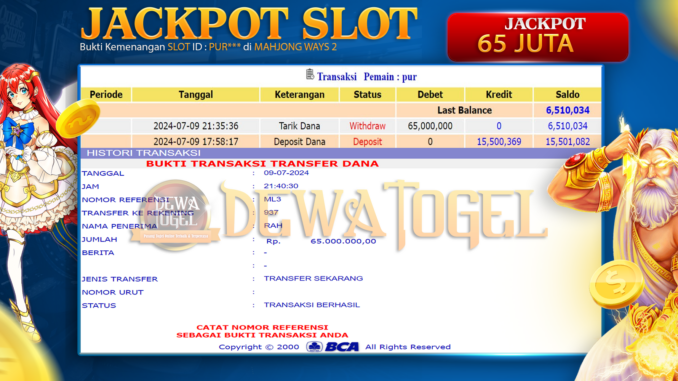 JP DWT - SLOT 2 MALAM